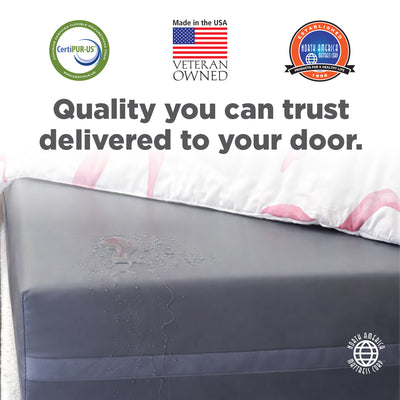 Gel Memory Foam Waterproof Mattress for Nursing & Home Care
